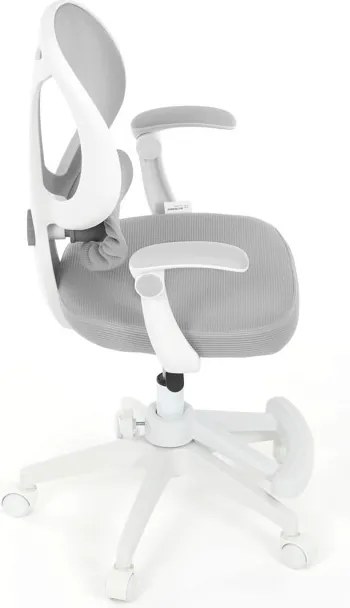 Junior Irodai forgószék szürke mesh kárpittal. KA-W8008 BLUE