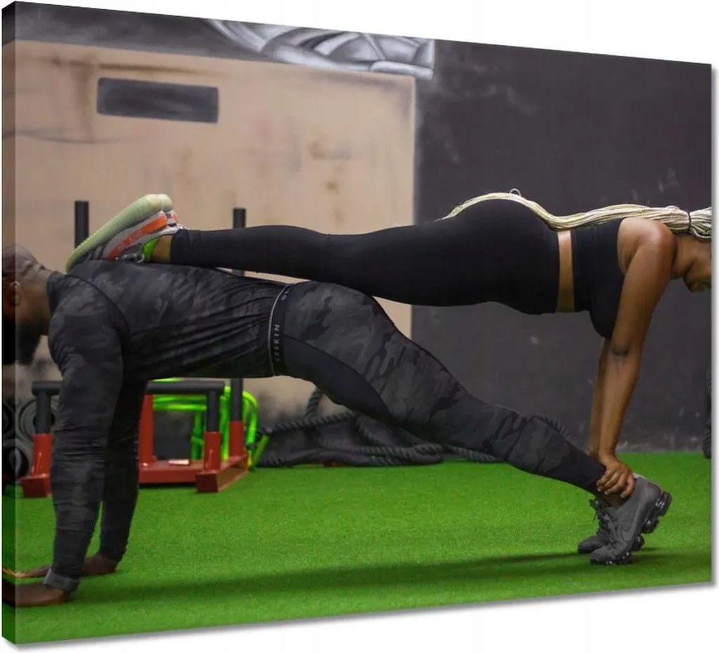 Vászonkép 50x40 Edzőterem Edzés Teljesítmény