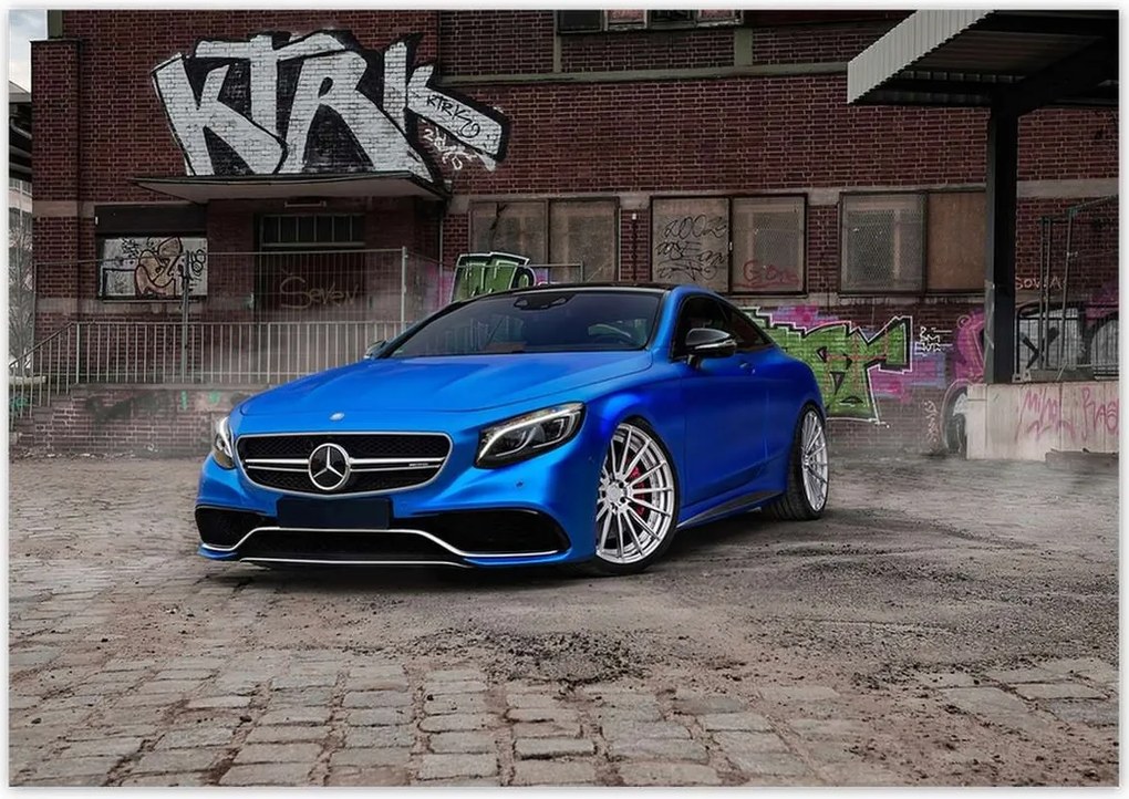 Poszterek 100x70 Mercedes sportautó