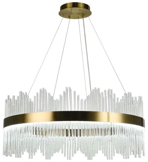 LED állítható fényerőjű lámpa kábelre LED/110W/230V 3000-6500K arany + DO