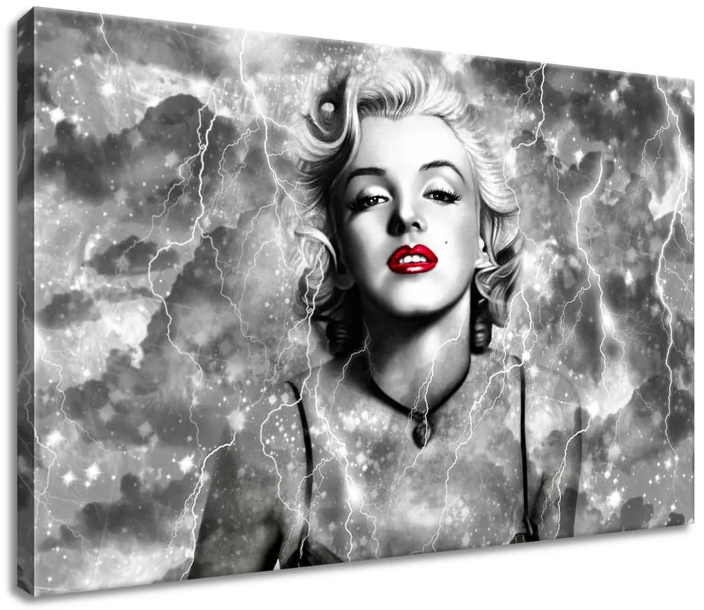 Gario Vászonkép Felvillanyozó Marilyn Monroe Méret: 90 x 60 cm
