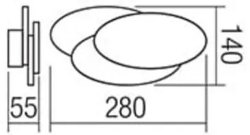 Redo 01-1445 - LED Fali lámpa GAMER 1xLED/12W/230V