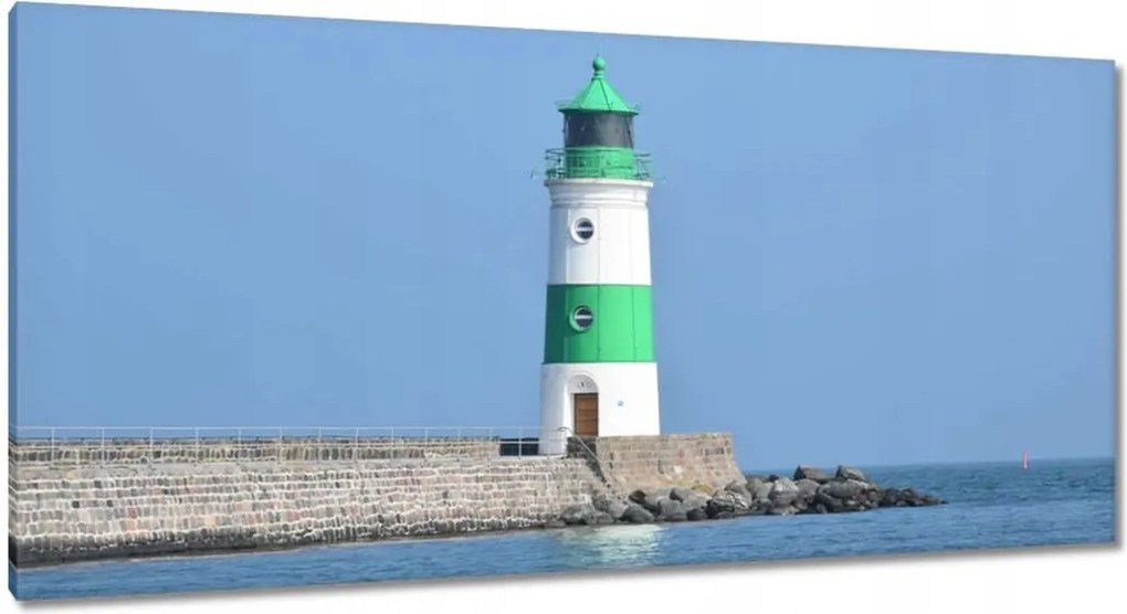 Vászonkép 115x55 Világítótorony Tenger