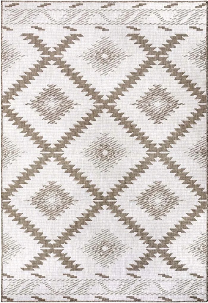 Bézs kétoldalas szőnyeg,lapos 120x170cm