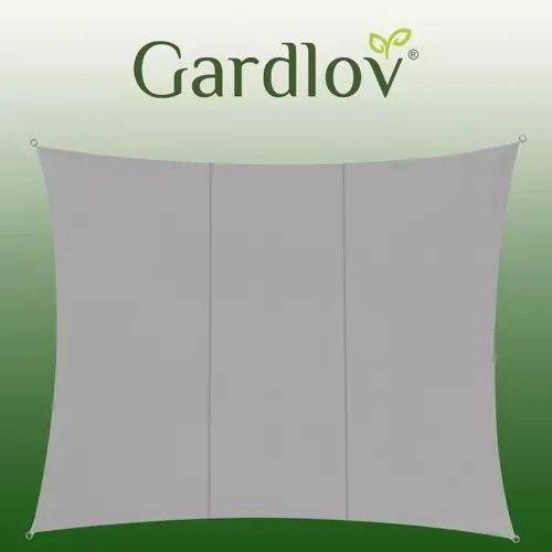 Napellenző vitorla 4x3m - szürke Gardlov 23143