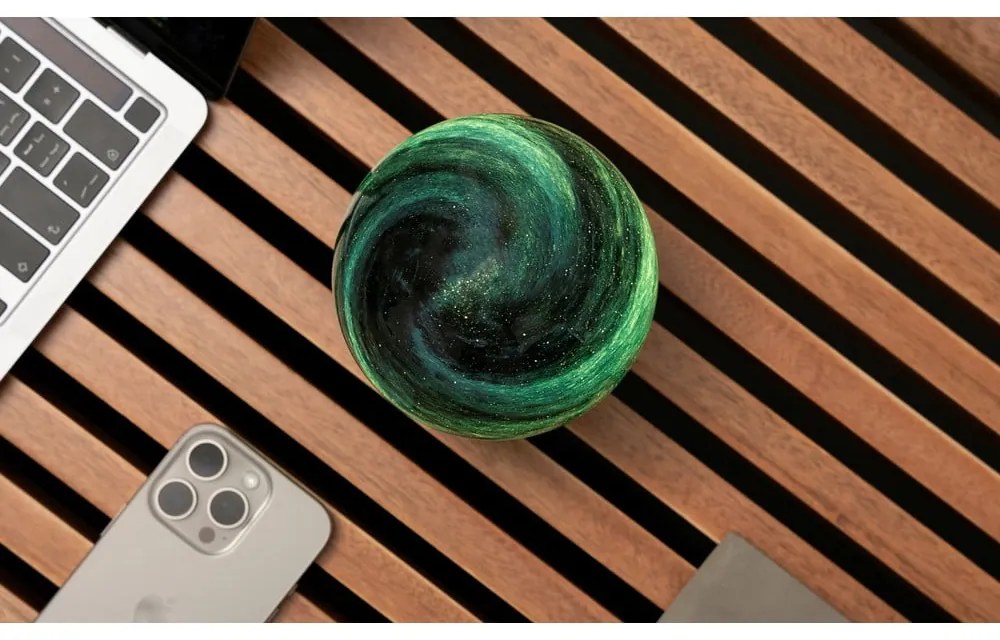 Sötétbarna-sötét natúr színű USB fénydekoráció ø 12 cm Stellar Ocean – Gingko