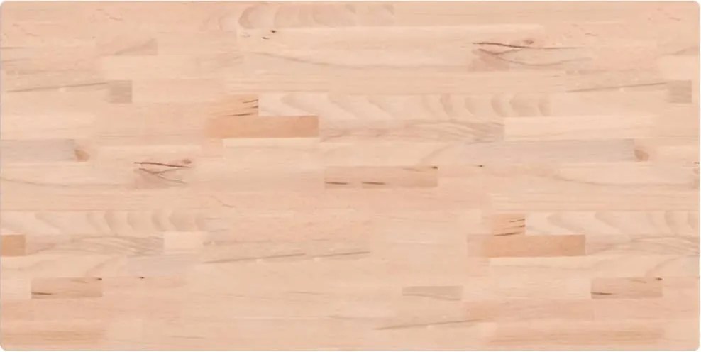 vidaXL tömör bükkfa téglalap alakú asztallap 100x50x2,5 cm