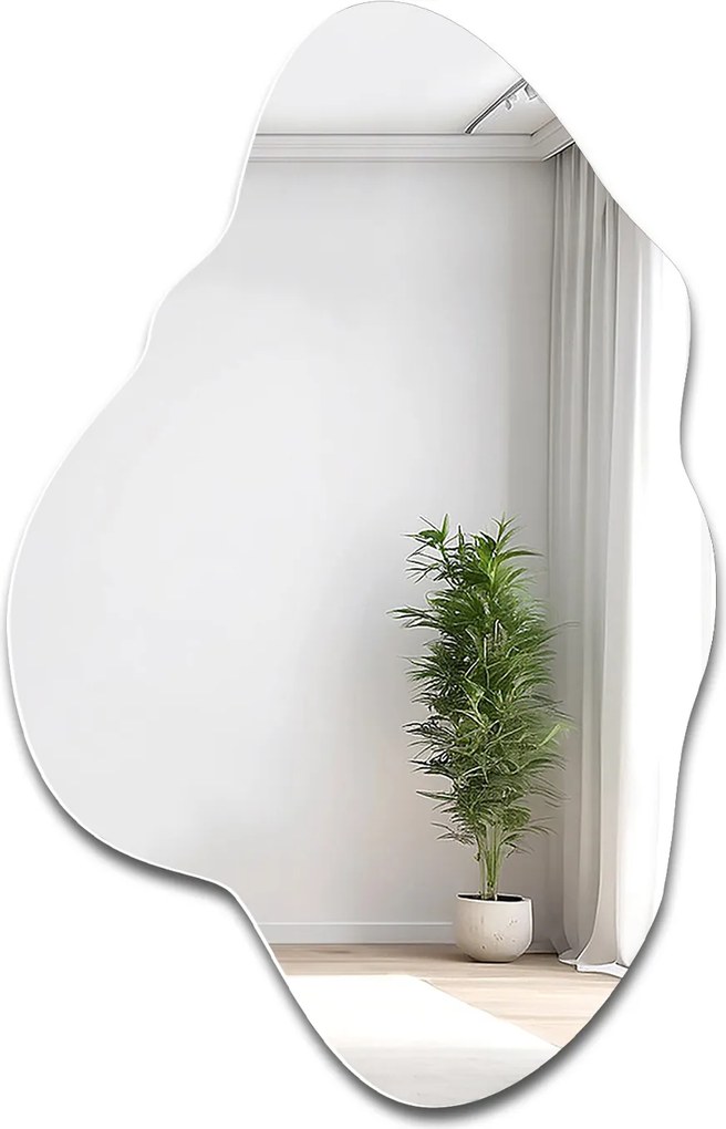 Poco organikus tükör szabálytalan forma 70x112 modern