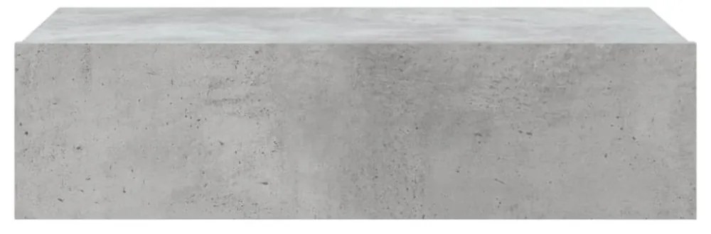 betonszürke TV-szekrény LED-lámpákkal 60x35x15,5 cm