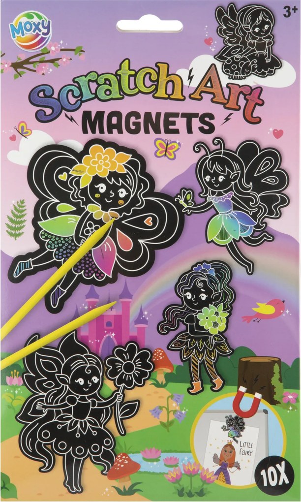 Tündér Magic scratch képkarcoló készlet mágnessel