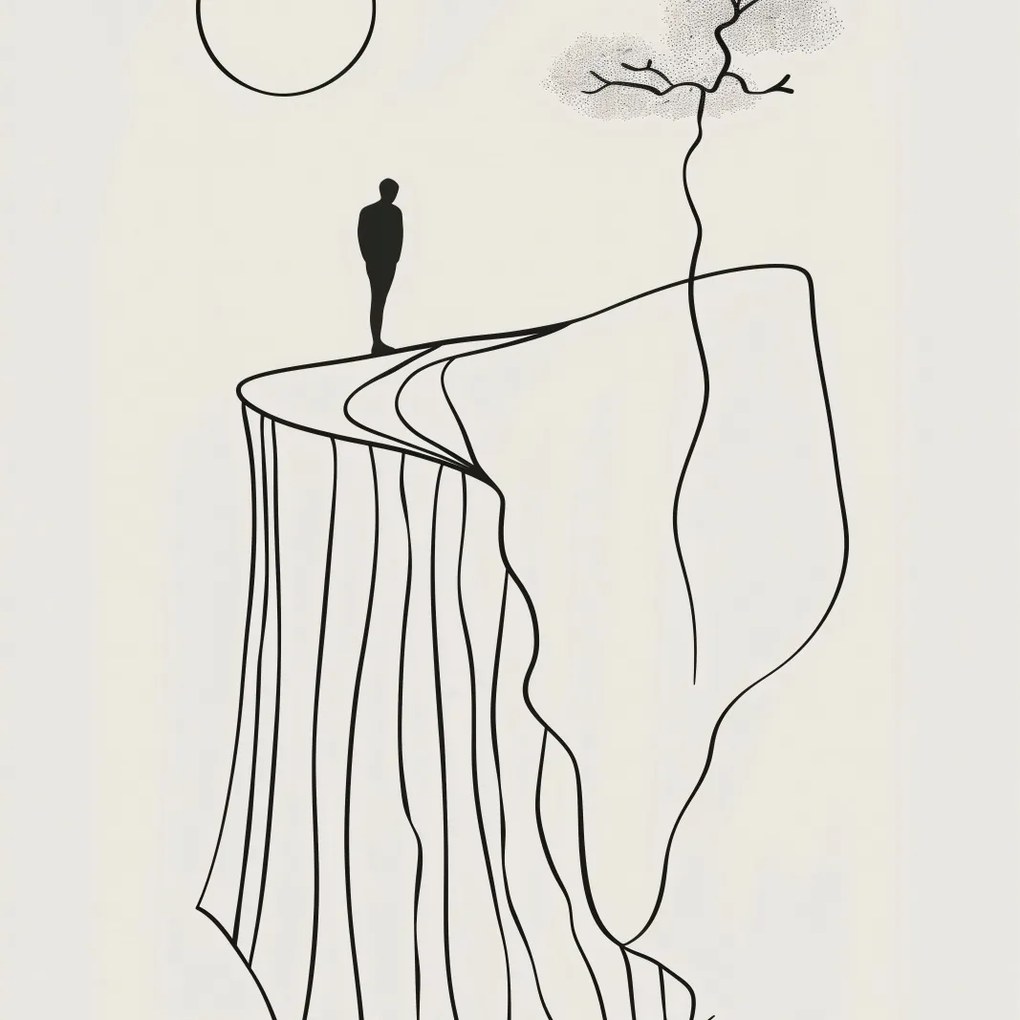 Poszter 50x50cm Magány és magasztosság