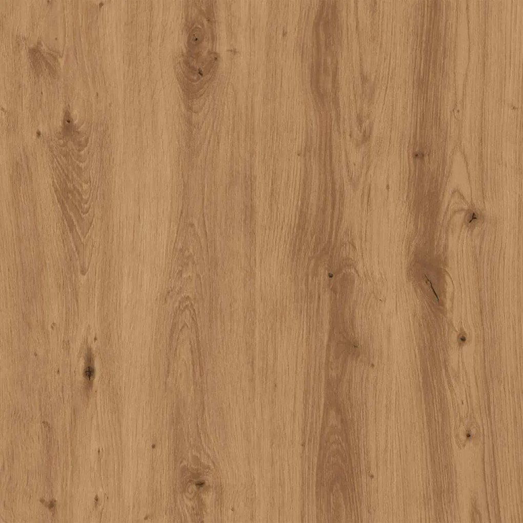kézműves tölgy színű szerelt fa TV-szekrény 102x30x37,5 cm