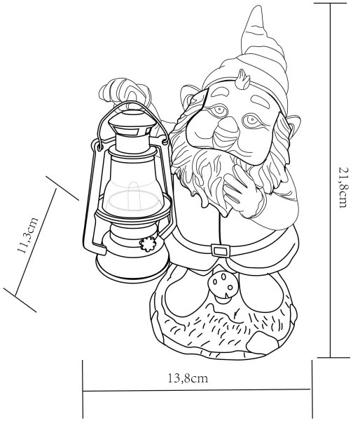 GLOBO 3314 - SOLAR  szolar lámpa 1xLED/0,07W/2V törpe