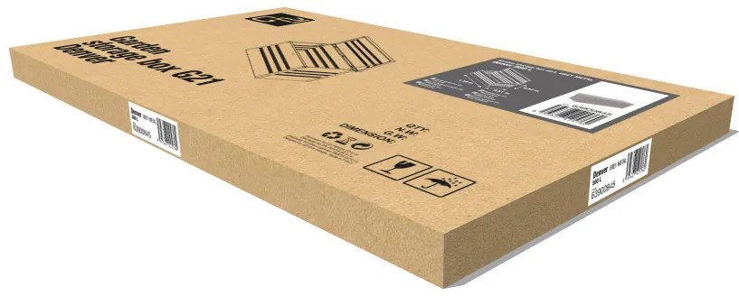 Kerti doboz G21 Denver 560 L, szürke fém