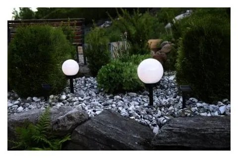 Globus napelemes LED lámpa, ⌀ 20 cm - Star Trading