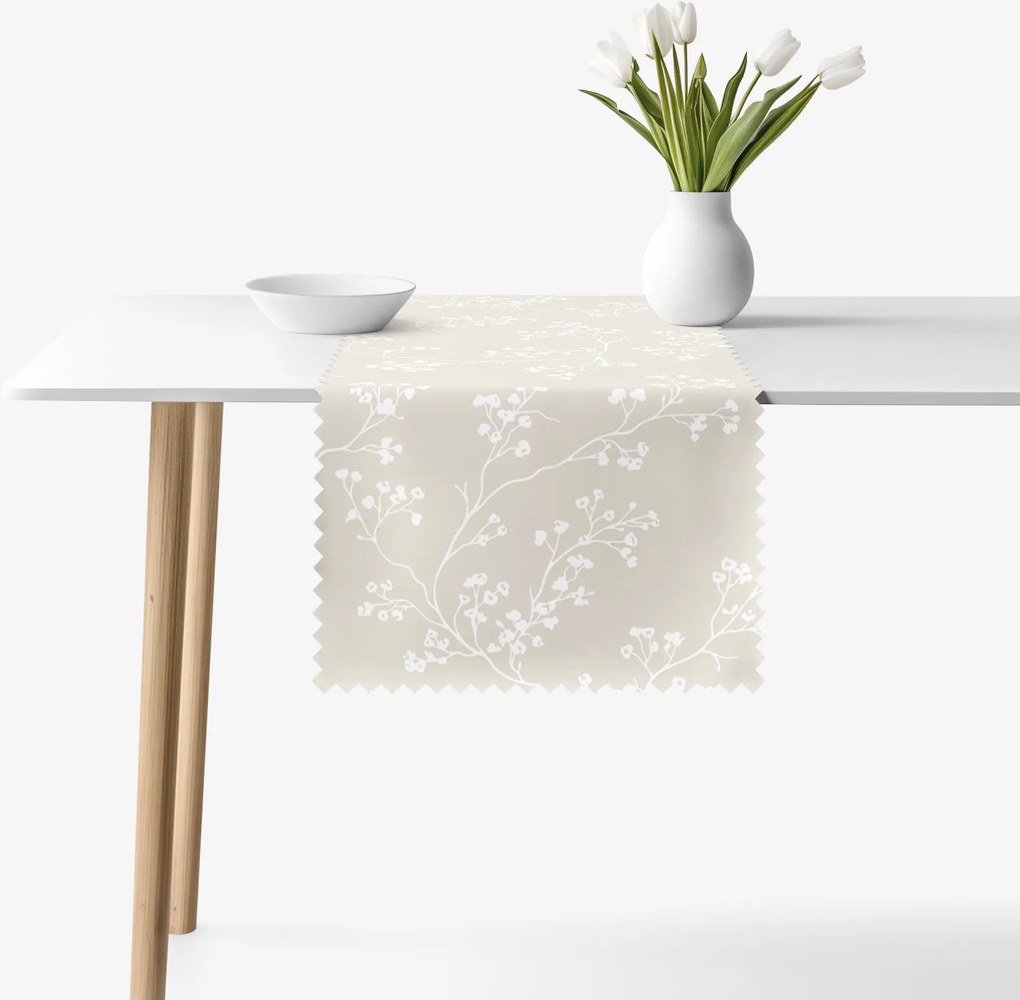 Goldea teflonbevonatú asztali futó - indás növények 35x140 cm