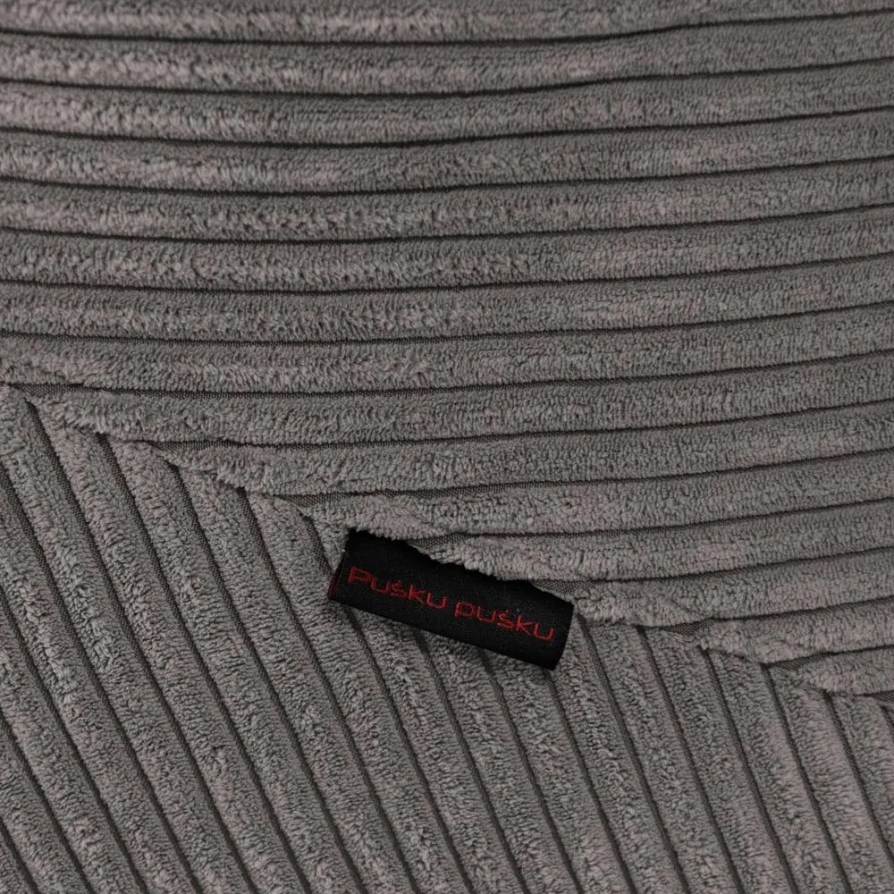 Téglavörös kordbársony babzsákfotel Tube 100 – SLOWDOWN