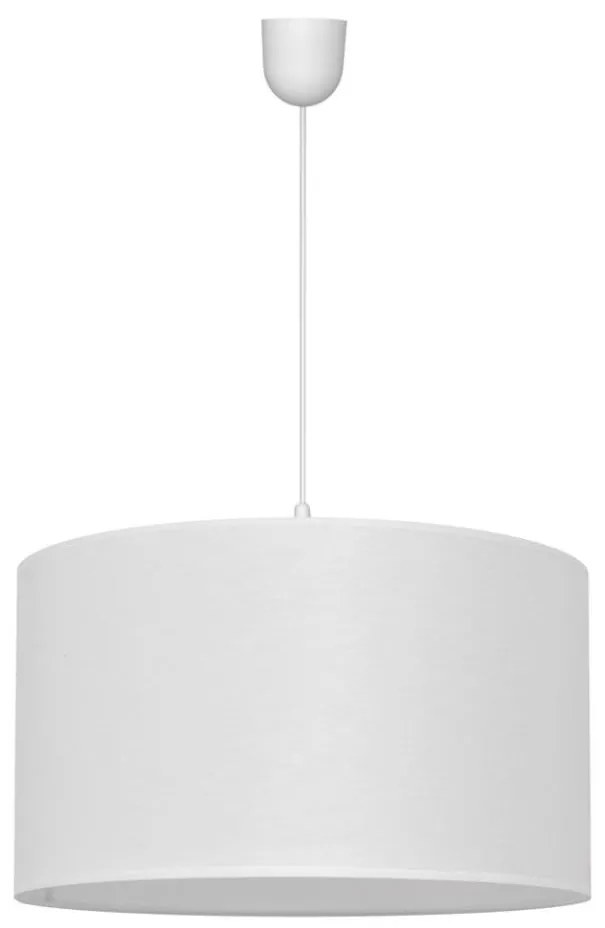 Csillár zsinóron ALBA 1xE27/15W/230V á. 45 cm fehér