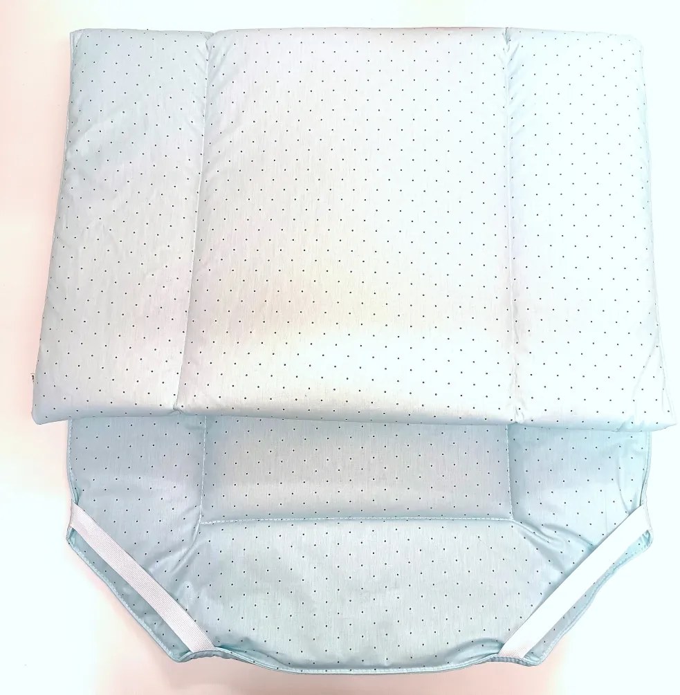 Mintás és fehér flanel bélelt lepedő 133 X 58 cm