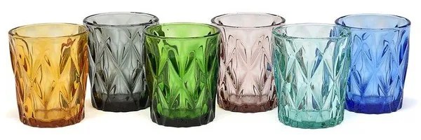 Diamante 6 db-os pohárszett, 270 ml - Brandani