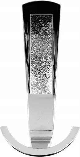 Bútorakasztó Dekoratív Dupla Fém P805 Ezüst Króm