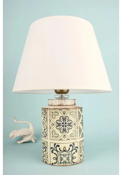 Asztali lámpa RAMZES 1xE27/40W/230V fehér