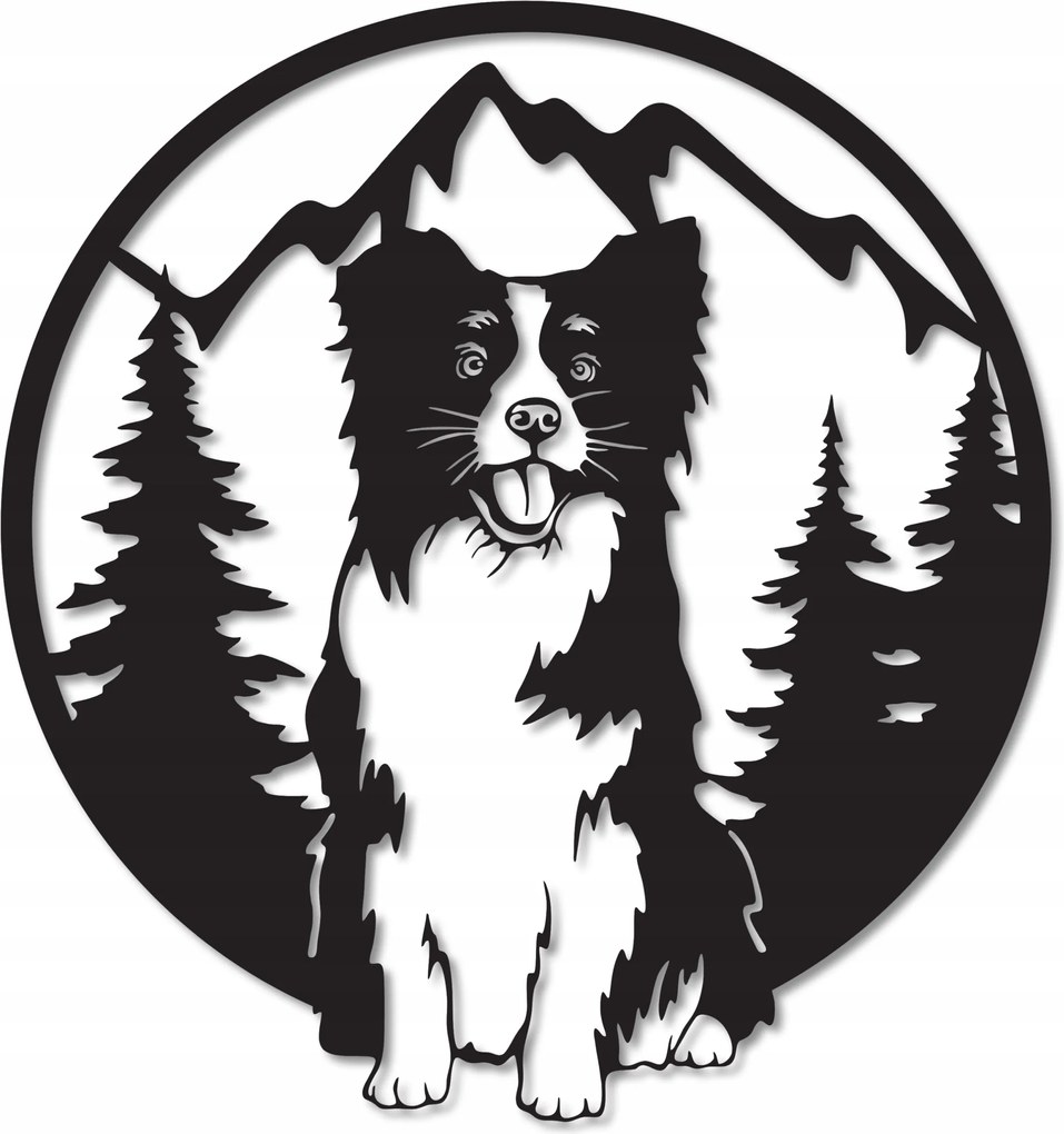 Kép Áttört Kutya Fali Dekoráció Kutyus Panel Kutyus Fali Dekoráció