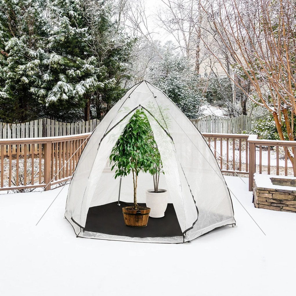 Greenshelter M fóliasátor, teleltető sátor, 240x200cm, acél csövek Ø25mm, PVC