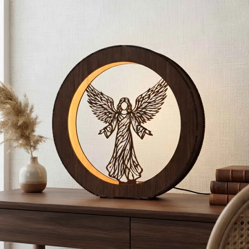 LED lámpa Angel of Light – Modern dekoráció háttérvilágítással | RAFAELL
