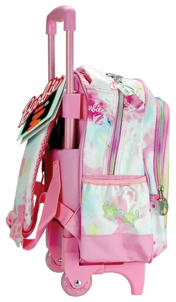 Barbie Paints gurulós ovis hátizsák, táska 30 cm