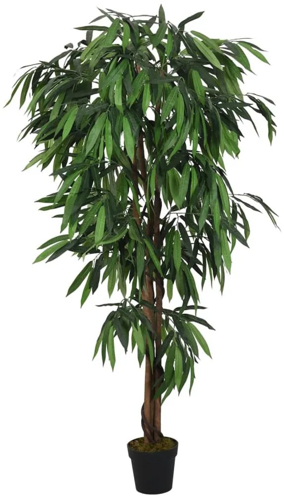zöld mű mangófa 450 levéllel 120 cm
