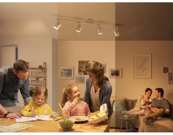 Philips 50664/14/P0 - BYRE LED spotlámpa 4xLED/4,3W/230V 2200/2500/2700K