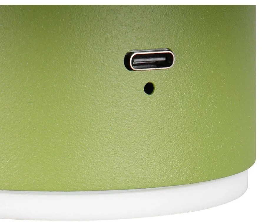 Zöld USB LED fali lámpa Davey – Trio