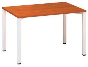 Alfa Office  Alfa 420 konferenciaasztal fehér lábazattal, 120 x 80 x 74,2 cm, egyenes kivitel, cseresznye mintázat%