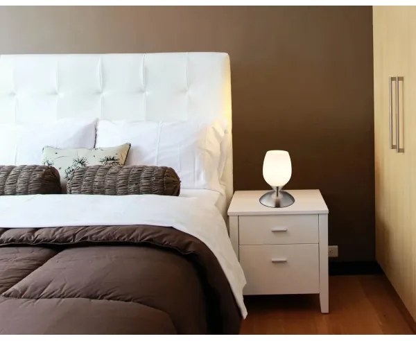 Globo 24007N - Asztal érintős lámpa KUWAITA 1xE14/25W/230V króm