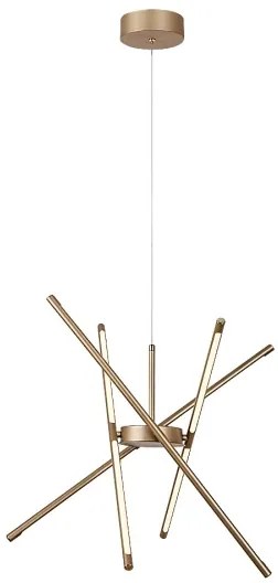 Rabalux 72339 - LED Csillár zsinóron HENLI2 LED/40W/230V 3000K arany