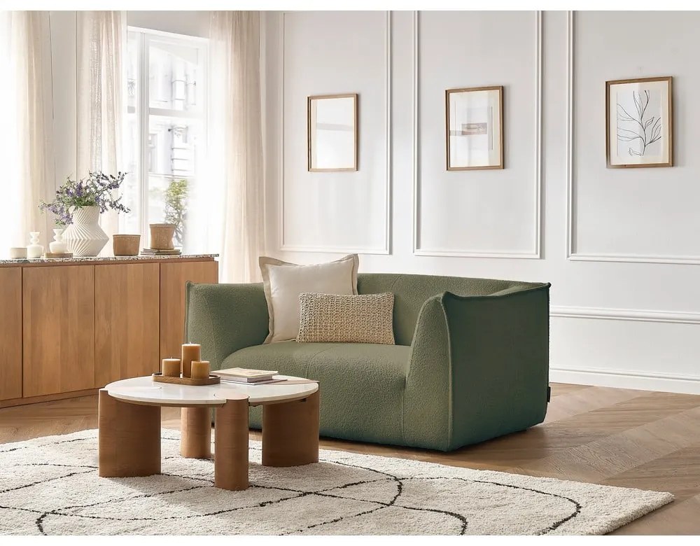 Zöld buklé kanapé 170 cm Giorgia – Bobochic Paris