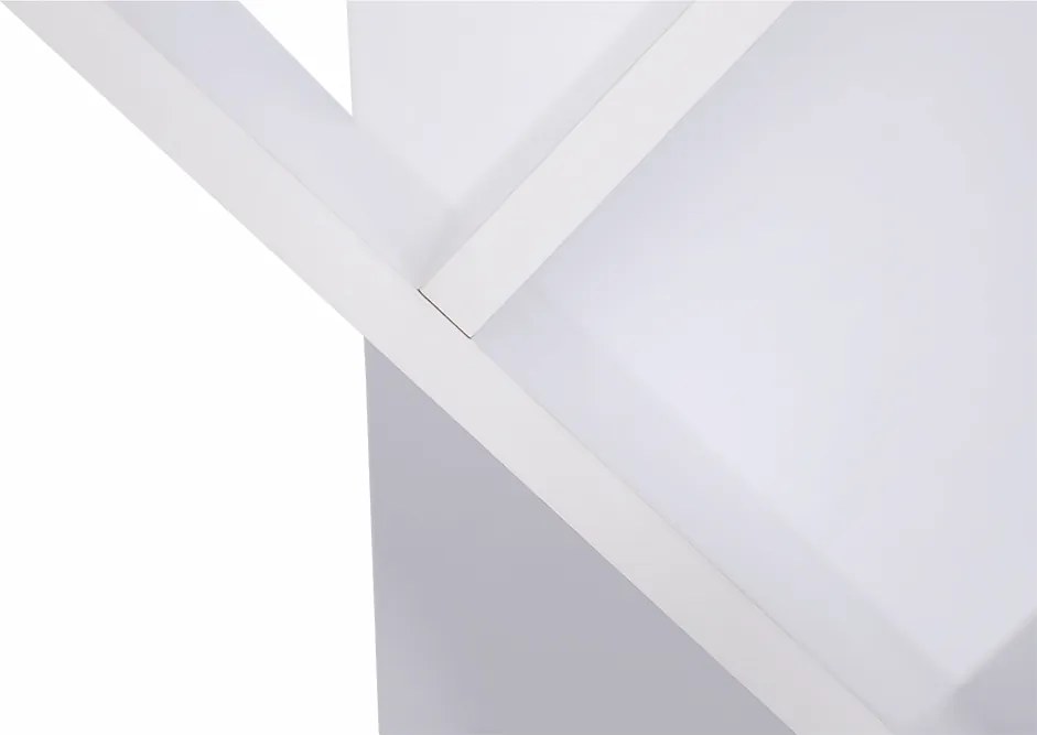 Könyvespolc, fehér, BAKI NEW TYP 2