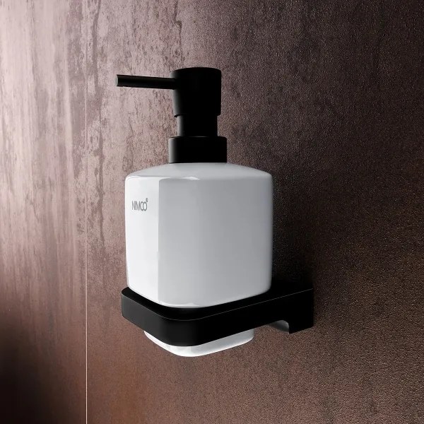 NIMCO MAC készlet-31K-T-90 -Szappan adagoló, fogkefe állvány és fali kampó MAYA