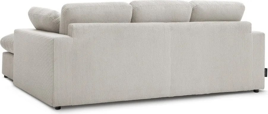 Bézs kordbársony sarokkanapé Belair – Bobochic Paris