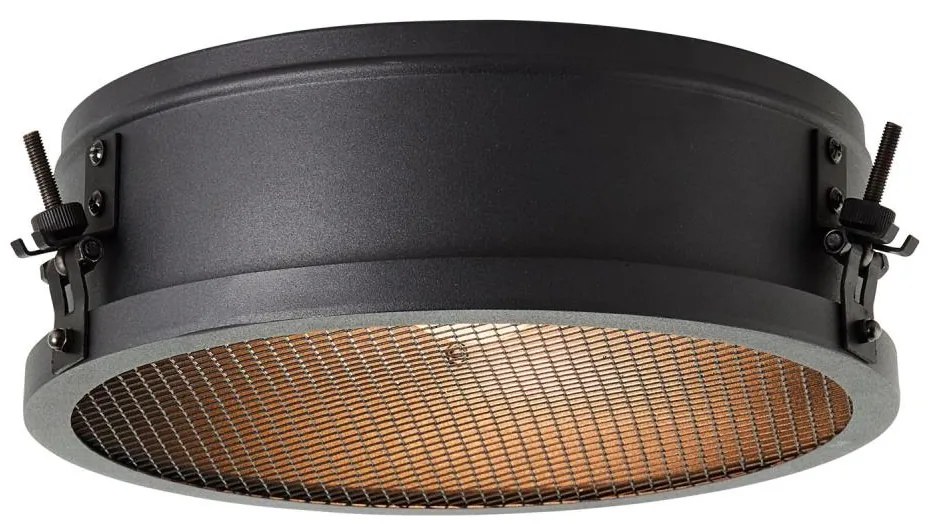 Brilliant - Mennyezeti lámpa ZOIS 1xE27/60W/230V Ø 30 cm fekete