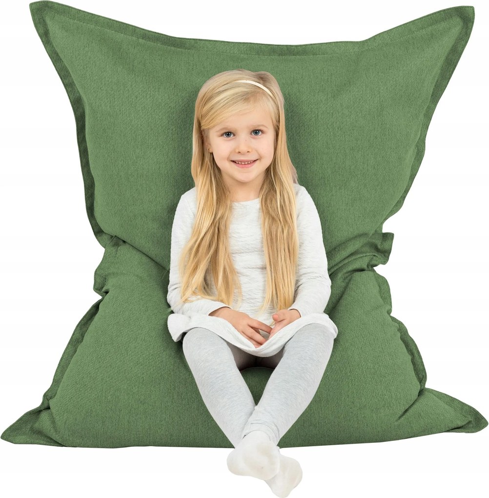 Fekvőpárna XL-es párna Zöld Újrahasznosított