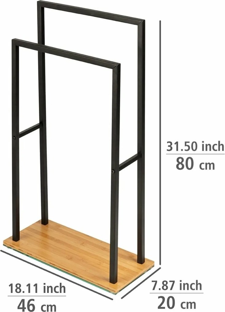 Wenko Fém törülközőtartó BAMBUSA