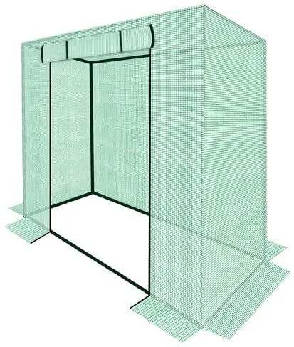 Mini fóliás üvegház erkélyre (1,7 × 2 × 0,8 m) - Malatec