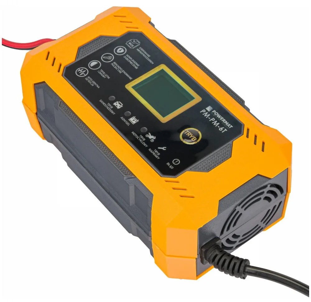 Mikroprocesszoros akkumulátor töltő PM-PM-6T