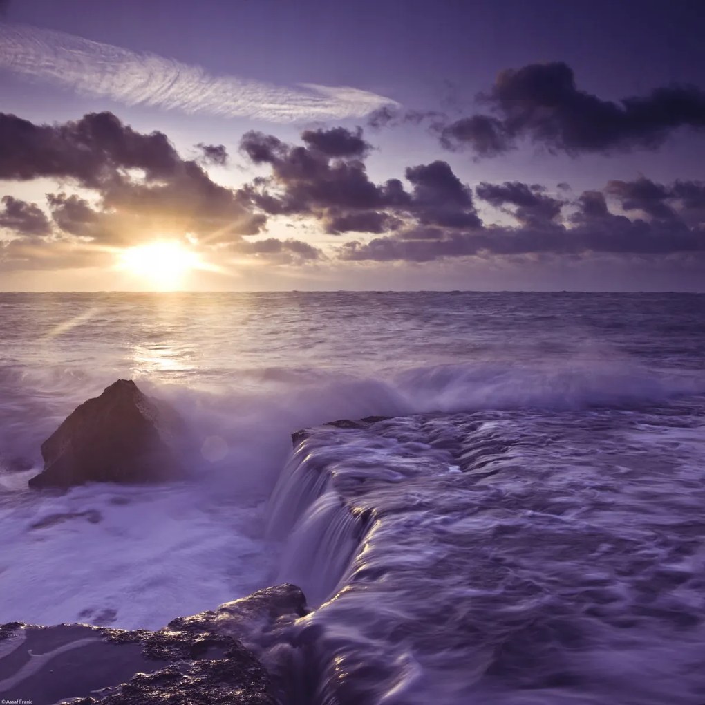 Poszter 40x40 cm Portland Bill Sunrise, Assaf Frank