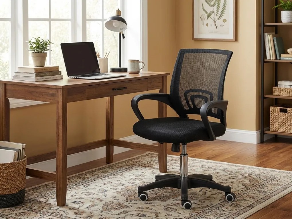 Fekete irodai szék JETTA