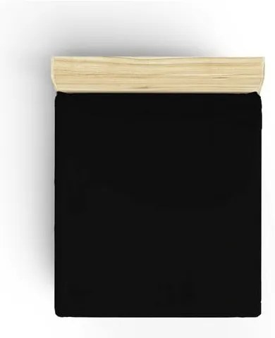 Fekete gumis pamut lepedő 140x200 cm – Mijolnir