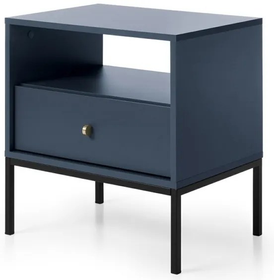 Éjjeliszekrény MONO 56x54 cm kék