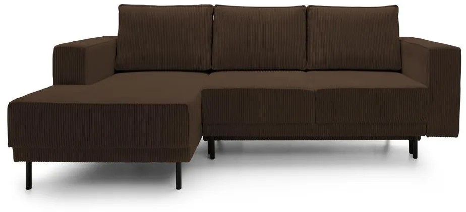 Sarokkanapé Rodriguez mini (B) (sötét bézs + fekete). 1099139